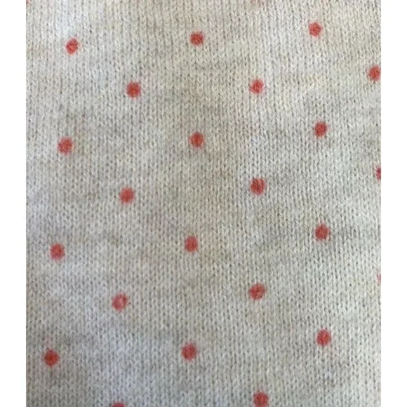 COUNTRY ROAD Baby Girls Knit Sweater Dress 12-18 Spotted Polka Dots Toddler Girl - Picture 3 of 4